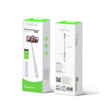Perche à selfie mini intégrée Rixus RXSF30P Bluetooth violet