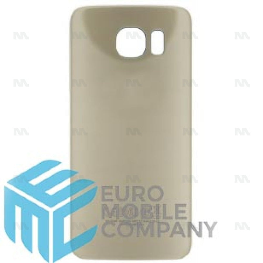 Vitre arrière pour Samsung Galaxy S6 G920F sans objectif, couleur or platine, OEM