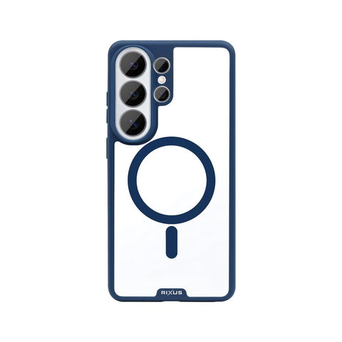 Coque Rixus Crystal Amber pour Samsung Galaxy S26 Ultra - Bleu Profond