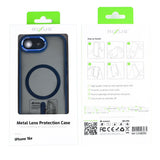 Étui Rixus Classic 04 avec MagSafe pour Apple iPhone 16e bleu foncé