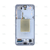 Chassis + Ecran LCD + Vitre pour Samsung Galaxy S24 (SM-S921B) Sapphire Blue Pre - Assembled