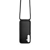 Cache-cordon pour collier Rixus TPU pour Samsung Galaxy S24 Noir