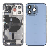Boîtier pour Apple iPhone 13 Pro avec petites pièces, couleur bleu Sierra, OEM