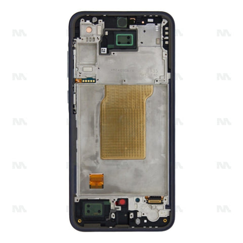 Chassis + Ecran Officiel Service Pack + Vitre pour Samsung Galaxy A35 A356B Navy