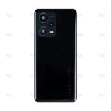 Vitre arrière pour Xiaomi Redmi Note 12 Pro Plus avec objectif - Noir obsidienne - OEM