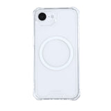 Étui antichoc Rixus Armor-X avec MagSafe pour Apple iPhone 16e transparent