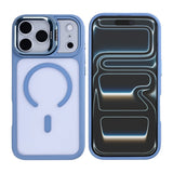 Coque Rixus Classic 03 Compatible MagSafe Pour Apple iPhone 17 Pro, 18 Pro Bleu Clair