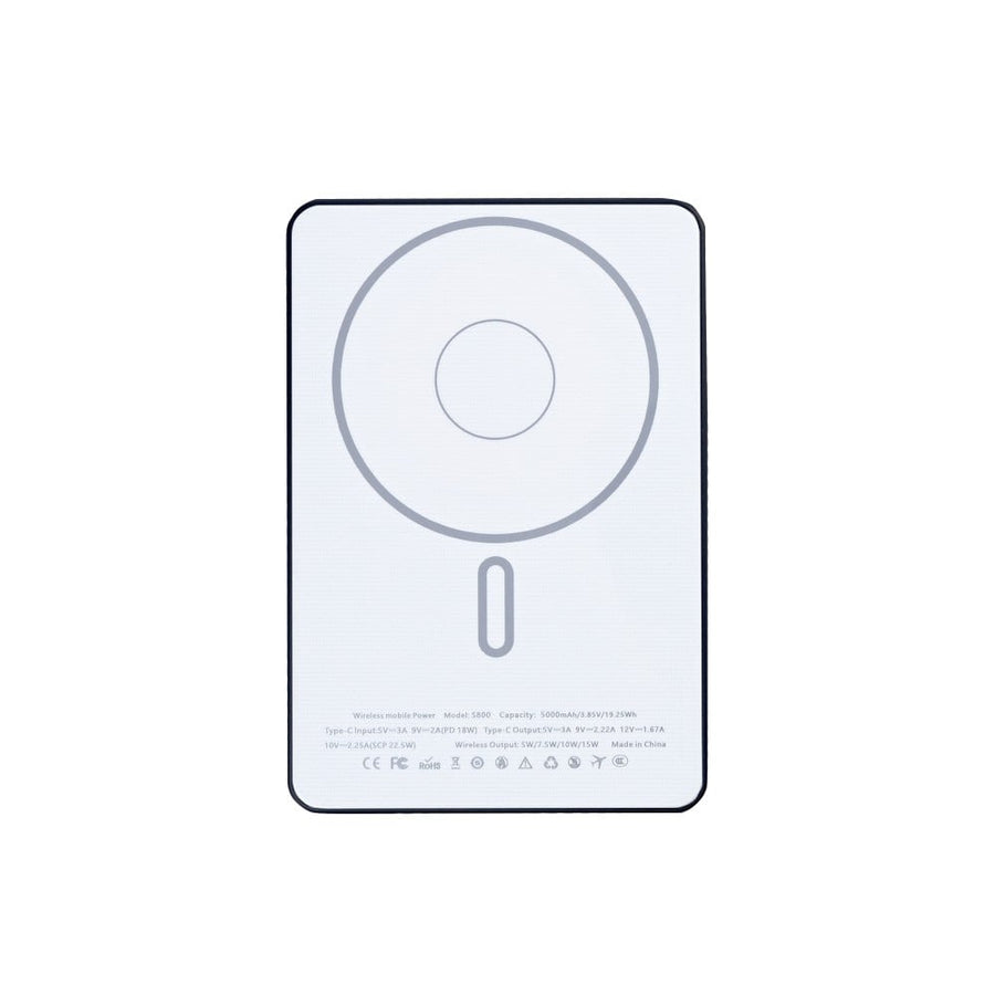 Batterie Externe Ultra-Fine Magnétique 15W 5000mAh pour Apple iPhone Séries 12