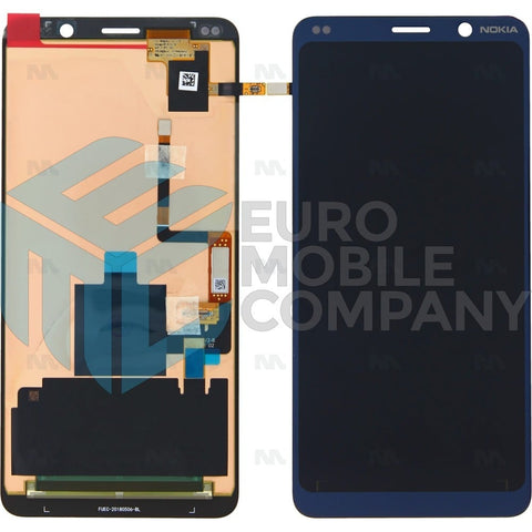 Ecran Original OEM complet + Vitre pour Nokia 9 PureView - Midnight Blue