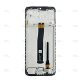 Chassis + Ecran Original OEM + Vitre pour Xiaomi Redmi 10C (220333QBI) - Graphite Gray
