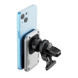 Chargeur de voiture sans fil Rixus RXWC14 compatible MagSafe 15 W gris sidéral
