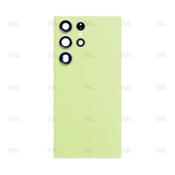Vitre arrière pour Samsung Galaxy S23 Ultra S918B avec lentille Lime OEM