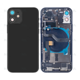 Boîtier pour Apple iPhone 12 avec petites pièces - Noir - OEM