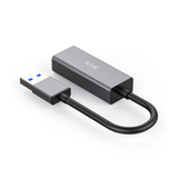 Carte réseau Gigabit USB 3.0 Rixus RXEA02 Connecteur USB vers RJ45 Gris