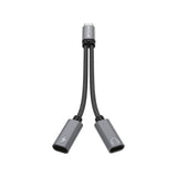 Répartiteur USB-C Rixus RXMU71 15 cm gris sidéral