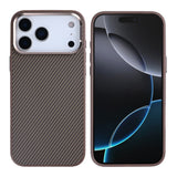 Coque Mag Carbon avec MagSafe pour Apple iPhone 17 Pro - Marron