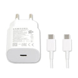 Chargeur rapide Samsung USB-C 15 W avec câble 1m - Blanc - Original