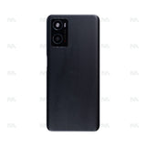 Vitre arrière Oppo A76 avec objectif noir brillant OEM