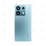 Vitre arrière pour Xiaomi Redmi Note 13 Pro 5G avec objectif bleu sarcelle OEM
