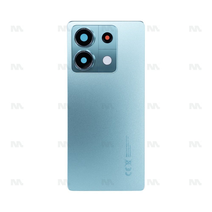 Vitre arrière pour Xiaomi Redmi Note 13 Pro 5G avec objectif bleu sarcelle OEM