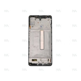 Chassis + Ecran Officiel Service Pack + Vitre pour Samsung Galaxy M53 M536B - Noir
