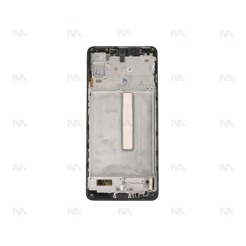 Chassis + Ecran Officiel Service Pack + Vitre pour Samsung Galaxy M53 M536B - Noir