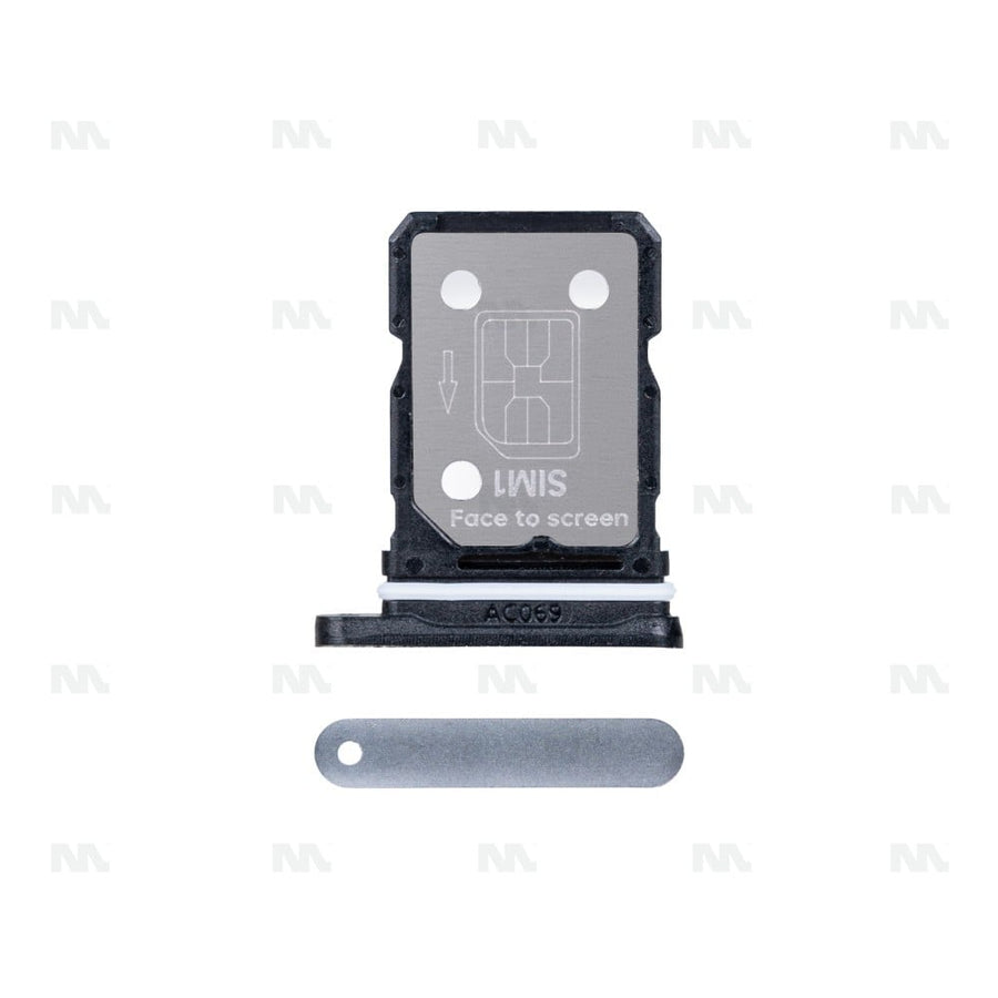Support pour carte SIM Oppo Reno 10 Pro gris argenté OEM