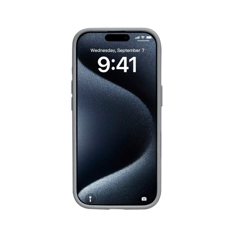 Coque Rixus SnapGrip 360 avec Anneau Support pour Apple iPhone 15 Pro Max - Gris