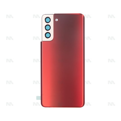 Vitre arrière pour Samsung Galaxy S21 Plus 5G G996B avec objectif Phantom Red OEM