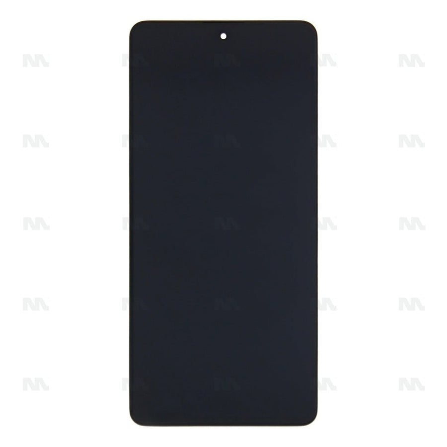 Chassis + Ecran Officiel Service Pack + Vitre pour Xiaomi Poco X5 Pro (22101320G / 22101320I) - Noir