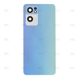 Vitre arrière pour Oppo Reno 7 Pro 5G avec objectif Startrails Blue OEM