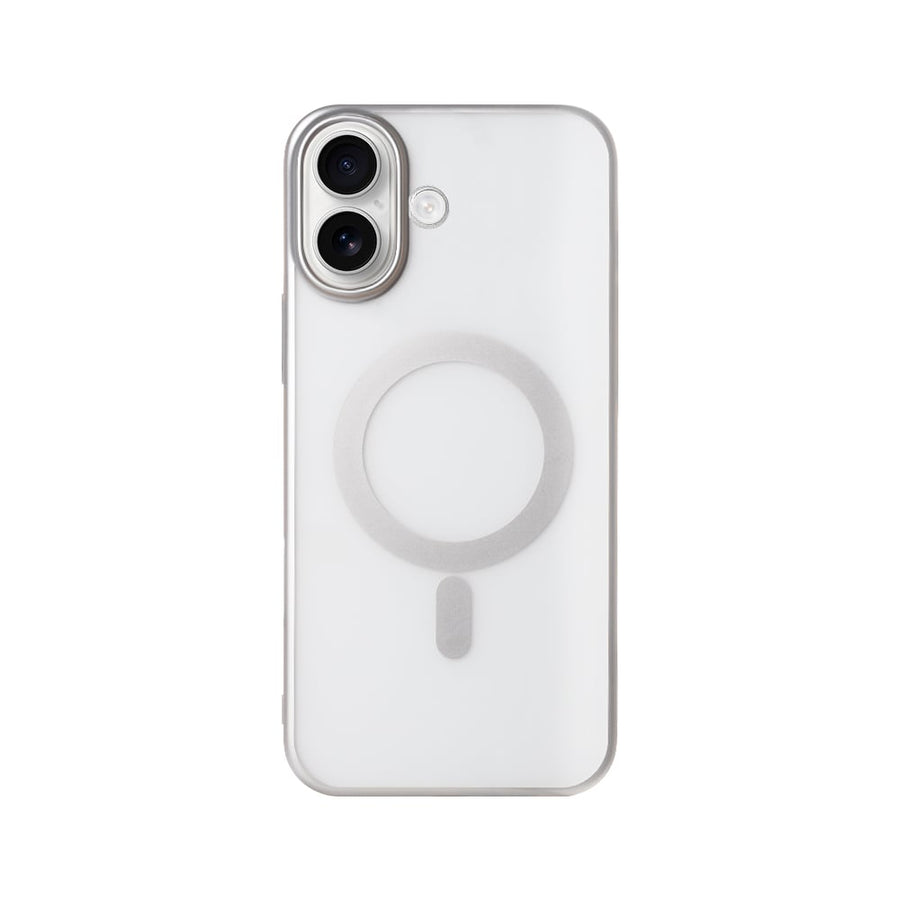 Étui Rixus Instinct Mag pour Apple iPhone 16 Argent
