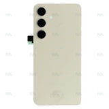 Vitre arrière pour Samsung Galaxy S24 S921B avec lentille jaune ambre Original
