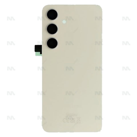Vitre arrière pour Samsung Galaxy S24 S921B avec lentille jaune ambre Original