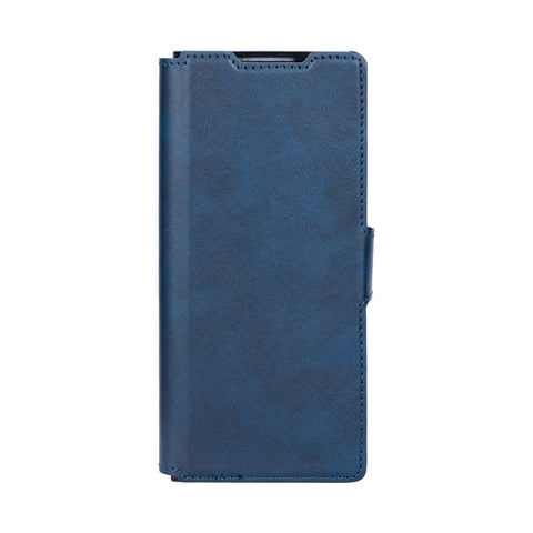 Étui portefeuille Rixus avec porte-stylo pour Samsung Galaxy Z Fold6 bleu