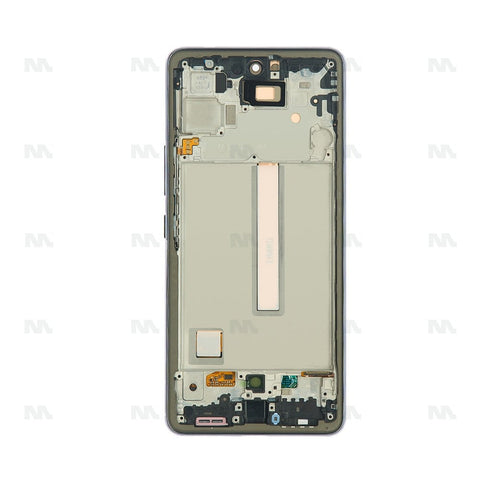 Chassis + Ecran Officiel Service Pack + Vitre pour Samsung Galaxy A53 5G A536B - Noir