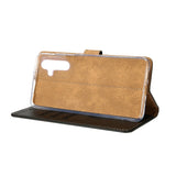 Rixus Bookcase pour Samsung Galaxy S24, S25 Noir