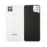 Vitre arrière pour Samsung Galaxy A22 5G A226B avec objectif blanc Original