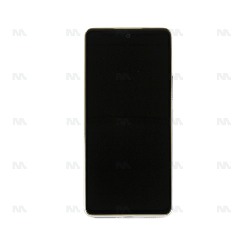 Chassis + Ecran Officiel Service Pack + Vitre pour Samsung Galaxy A53 5G A536B - Blanc