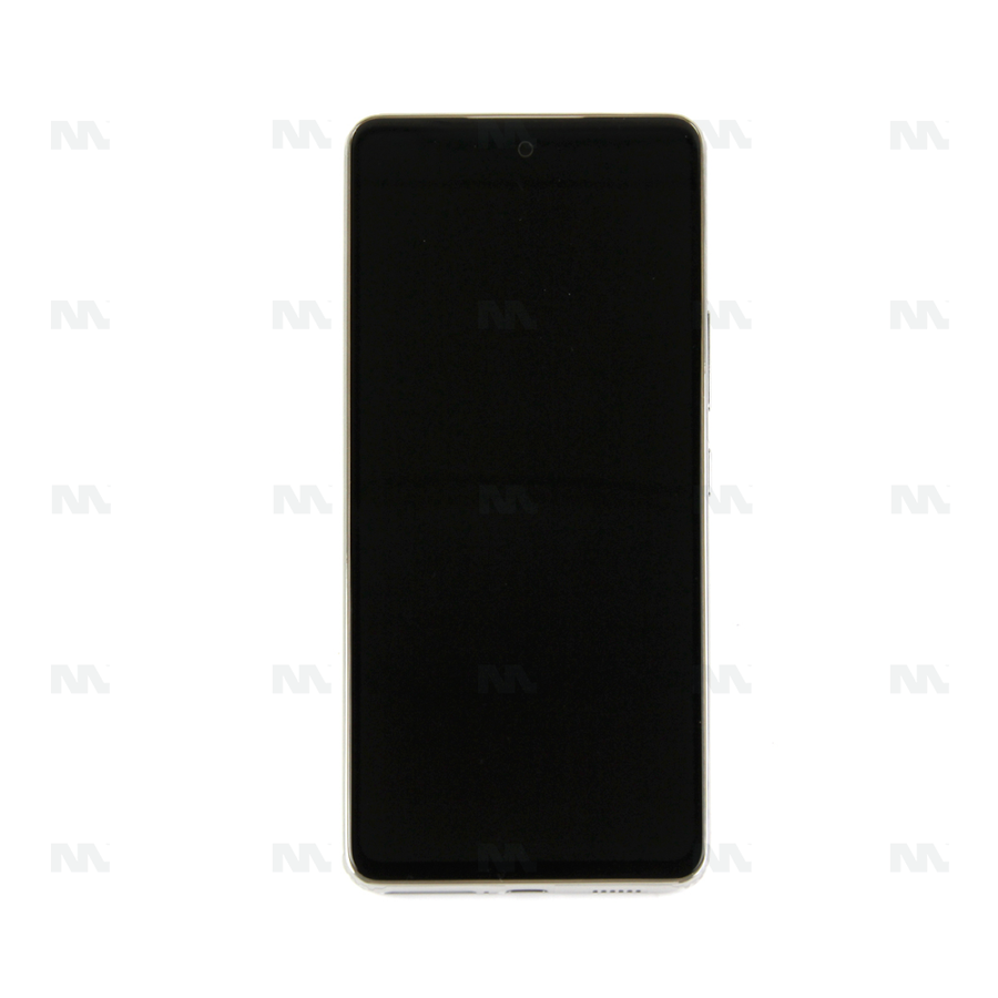 Chassis + Ecran Officiel Service Pack + Vitre pour Samsung Galaxy A53 5G A536B - Blanc