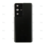 Vitre arrière pour Samsung Galaxy S21 Ultra G998B avec objectif Phantom Titanium Original