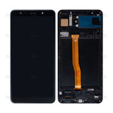 Chassis + Ecran Original OEM + Vitre pour Samsung Galaxy A7 A750F (2018) - Noir