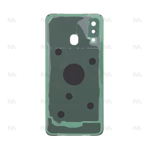 Vitre arrière pour Samsung Galaxy A40 A405F avec objectif noir OEM