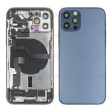 Boîtier pour Apple iPhone 12 Pro avec petites pièces, bleu OEM
