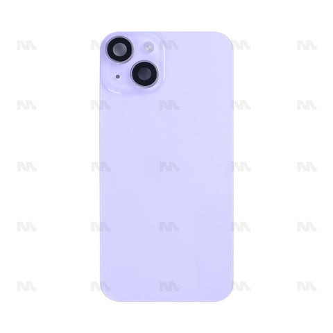 Vitre Arrière avec NFC, cadre de caméra agrandi pour Apple iPhone 14 – Violet – Reconditionné