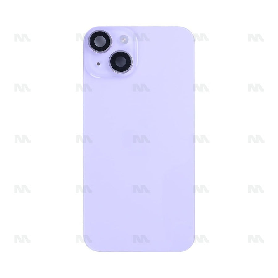 Vitre Arrière avec NFC, cadre de caméra agrandi pour Apple iPhone 14 – Violet – Reconditionné