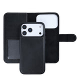 Portefeuille magnétique amovible Rixus Duo pour Apple iPhone 17 Pro Max Noir
