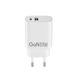 Adaptateur PD Quick GaN CH33W USB-A vers USB-C 33 W blanc