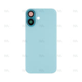 Vitre Arrière sans NFC pour Apple iPhone 16, bloc complet de caméra agrandi compatible avec Teal