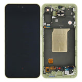 Chassis + Ecran Officiel Service Pack + Vitre pour Samsung Galaxy A55 A556B Lemon